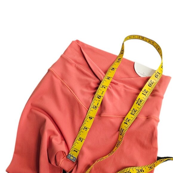 Aerie Offline Real Me Extra Flare Twist Front Leggings, Yoga, Orange, Size Small - Picture 7 of 9